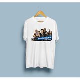 Oversize Brooklyn Nine-Nine Karakterler Unisex T-Shirt - XL - Beyaz
