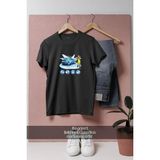 Oversize Car Wash Cartoon Illustration Tasarımlı Unisex T-Shirt - XL - Siyah