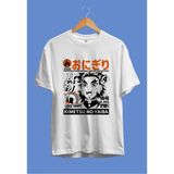 Oversize Demon Slayer Rengoku (Yummy) Özel Tasarım Anime Tişört - Beyaz - XL