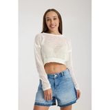 Oversize File Crop Bluz Dnv-000105