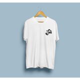 Oversize Gaz Maskesi / Nükleer Maske Tasarım Unisex T-Shirt - Beyaz