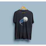Oversize Golf Topu 2 Tasarım Unisex T-Shirt - XL - Siyah