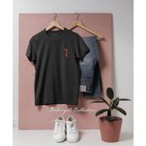 Oversize Iron Man Illüstrasyon Tasarımlı Unisex T-Shirt - Siyah