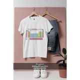Oversize Kimya Periyodik Tablo - Cetvel Tasarımlı Unisex T-Shirt