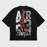 Oversize 'Michael Jordan Aır' Baskılı T-Shırt