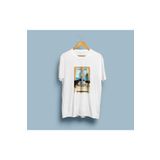 Oversize Mistik Kediler Tarot Kart Baskılı Unisex T-shirt