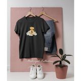 Oversize Para Dolu Çanta Us Dollar Tasarımlı Unisex T-Shirt - Siyah