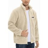 Oversize Peluş Sweatshirt Erkek Polar Sweatshirt Erkek Sweatshirt OVERSIZE-PELUSS (Ekru, L)