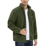 Oversize Peluş Sweatshirt Erkek Polar Sweatshirt Erkek Sweatshirt OVERSIZE-PELUSS (Haki, XL)