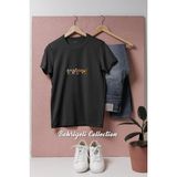 Oversize Roblox Mini Figürler Tasarımlı Unisex T-Shirt - Siyah
