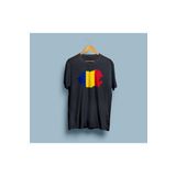 Oversize Romania / Romanya Bayrağı ve Haritası tasarım unisex T-shirt