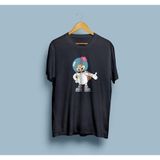 Oversize Sandy Cheeks / Sponge Bob tasarımlı unisex T-shirt
