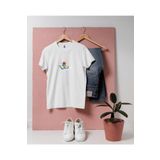 Oversize Şişme Bot ve Mini Birinci Sınıf Dalgıç tasarım unisex T-shirt