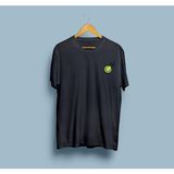 Oversize Tenis Topu Tasarım Unisex T-Shirt - L - Siyah