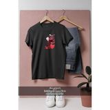 Oversize Tokyo Ghoul Anime Ken Kaneki Manga Tasarımlı Unisex T-Shirt - Siyah