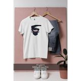 Oversize Tokyo Ghoul Kaneki Ken Mask Tasarımlı Unisex T-Shirt - XL - Beyaz