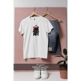 Oversize Tokyo Ghoul Ken Kaneki Pretty Rhythm Tasarımlı Unisex T-Shirt - Beyaz
