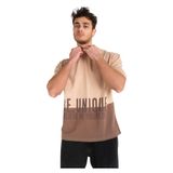 Oversize tşört düz yaka%100 pamuk (KREM KAHVE BE UNİQO, XXL)
