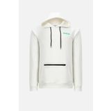 OVERSIZED FIT KAPUSONLU VE SIRT BASKILI SWEATSHIRT