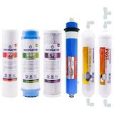 OverWater Açık Kasa Su Arıtma Cihazı 6 lı Filtresi Seti 10 Aşamalı Özel Sarım Membran Filtre