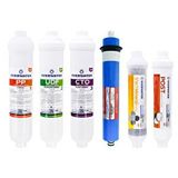 Overwater Kapalı Kasa Su Arıtma Cihazı 6 Lı Inline Filtresi Seti 10 Aşamalı Özel Sarım Membran Filtresi