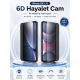 OVGO iPhone 11 ve iPhone XR için 6D Hayalet Kırılmaz Cam Ekran Koruyucu, Temperli Cam, 9H Sertlik, Şeffaf, Parlak Yüzey