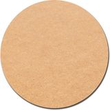 Övgü 12 Adet 35 cm Çap 3mm (2.7 Mm) Ham Mdf Duralit Daire Plaka Supla