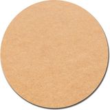 Övgü 48 Adet 35 cm Çap 3mm (2.7 Mm) Ham Mdf Duralit Daire Plaka Supla
