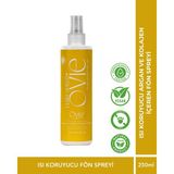 Ovie Argan & Kolajen Fön Spreyi 250 ml – Isı Koruyucu Onarıcı Saç Şekillendirici Sprey
