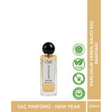 Ovie Hair Perfume New Year 30 ml – Parlaklık Verici Saç Parfümü - Kalıcı Koku - Bergamot Vanilya Burbon - Şeffaf