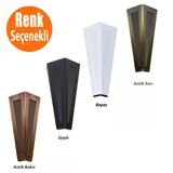 Ovit Desenli Mobilya Koltuk Baza Sehpa Masa Ayagi Metal Ayak 14 Cm