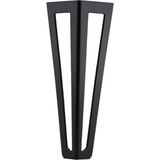 Ovit Koltuk Baza Sehpa Masa Ayağı Metal Ayak 20 Cm Siyah