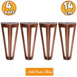 Ovit Metal Antik Bakır 14 Cm Mobilya Koltuk Kanepe Konsol Tv Ünitesi Yükseltici Ayağı Ayakları 4 Adet