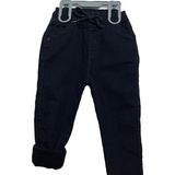 Ovit Welsoftlu Beli Lastikli Ici Polar Erkek Kişlik Kalin Pantolon - 3 Yaş - 5-Siyah