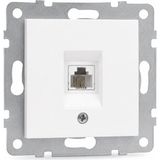 Ovivo Electric Ovivo Numeris Telefon Prizi RJ11 Beyaz