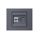 Ovivo Grano Füme Tekli Data Prizi 1*Rj45 Cat6 (İnternet Prizi) Çerçevesizdir