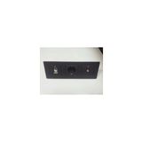 OVİVO Grano Metalik Siyah Topraklı Priz Uydu Tv F Priz Nümeris Telefon Prizi 3'lü Set/paket