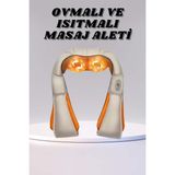 Ovmalı Boyun Sırt Masaj Aleti | Insan Eli Hissi Veren Şarjlı Masaj Cihazı