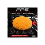 OVO SHOP Profesyonel Seri 160 MM - %100 Doğal Kuzu Postu Polisaj Keçesi Pasta Cila Ekipmanı (High Gloss & Heavy Cut)