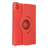 OVZİ Kılıf 360 Tablet Deri Kılıf - Kırmızı Lenovo Tab M8 ile uyumlu