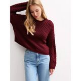 Owerall Kadın Triko Premium Dokulu Özel Örgü Bisiklet Yaka Kazak Salaş/oversize - Bodro
