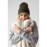 OWERALL Unisex Premium Beanie Bere - Kaşmir Dokulu Yumuşak Örme Kışlık Bere Haki Standart