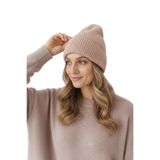 OWERALL Unisex Premium Beanie Bere - Kaşmir Dokulu Yumuşak Örme Kışlık Bere Pudra Standart