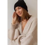 OWERALL Unisex Premium Beanie Bere - Kaşmir Dokulu Yumuşak Örme Kışlık Bere Siyah Standart