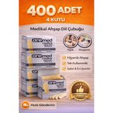 Owersea 4 Kutu Abeslang – 400 Adet Ahşap Ağda Spatulası / Tahta Dil Basacağı 4 x 100