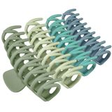 OWIIZI Kalın saçlar için büyük pençe klipsleri, 10,9 cm mat büyük saç pençe klipsleri kaymaz pençe saç klipleri güçlü tutuş tokaları jumbo saç klipleri kadınlar için uzun kalın saçlar (4 paket)