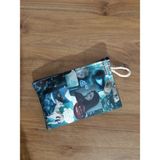 Owl Bag Alacakaranlık- Live Fast Die Young Desenli Tasarım Bez Kalemlik-Cüzdan
