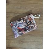 Owl Bag Anime - Gin Tama Desenli Tasarım Bez Kalemlik-Cüzdan
