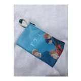 Owl Bag Anime-Given Mavi Desenli Tasarım Bez Kalemlik - Cüzdan