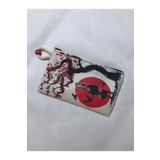 Owl Bag Anime Itachi Uchiha Ağaçlı Desenli Tasarım Bez Kalemlik - Cüzdan